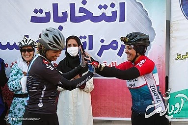 مسابقه دوچرخه سواری بانوان - تبریز